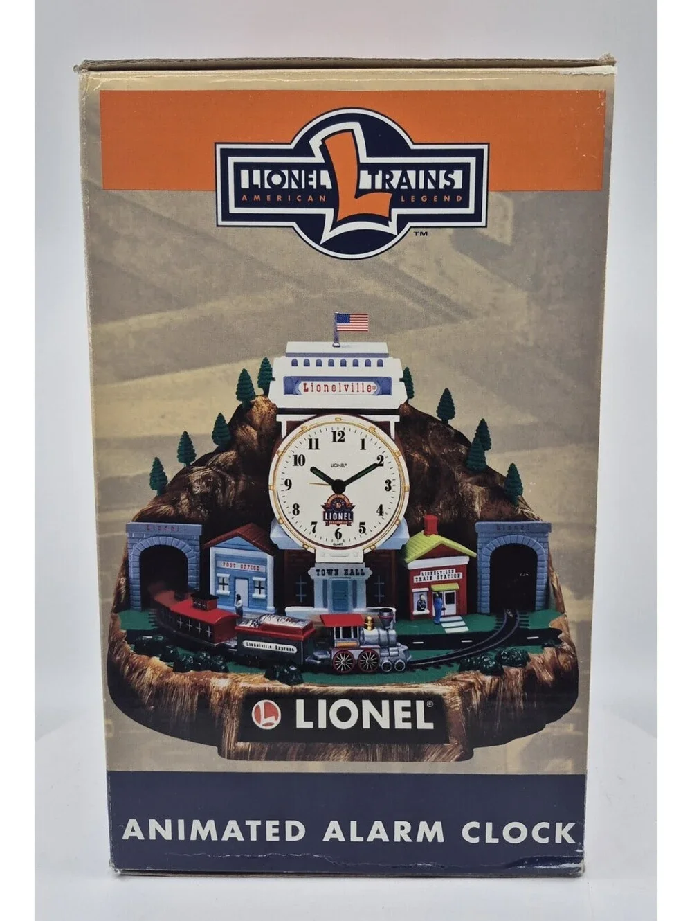Lionel Trains 100th Anniversary Animated Talking Alarm Clock w/COA  (see desc)